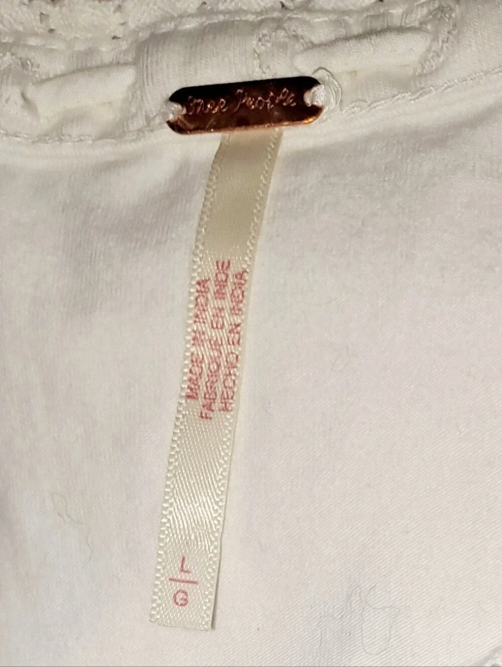 Free People Scarlet Smocked Long Sleeve Top-Cream